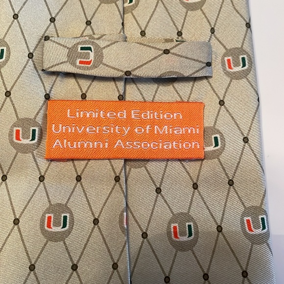 University of Miami Necktie Limited Addition Alumni Necktie - Picture 7 of 10